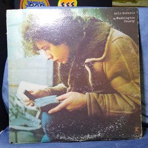 Arlo Guthrie Washington County 1970 Vinyl record w/poster
